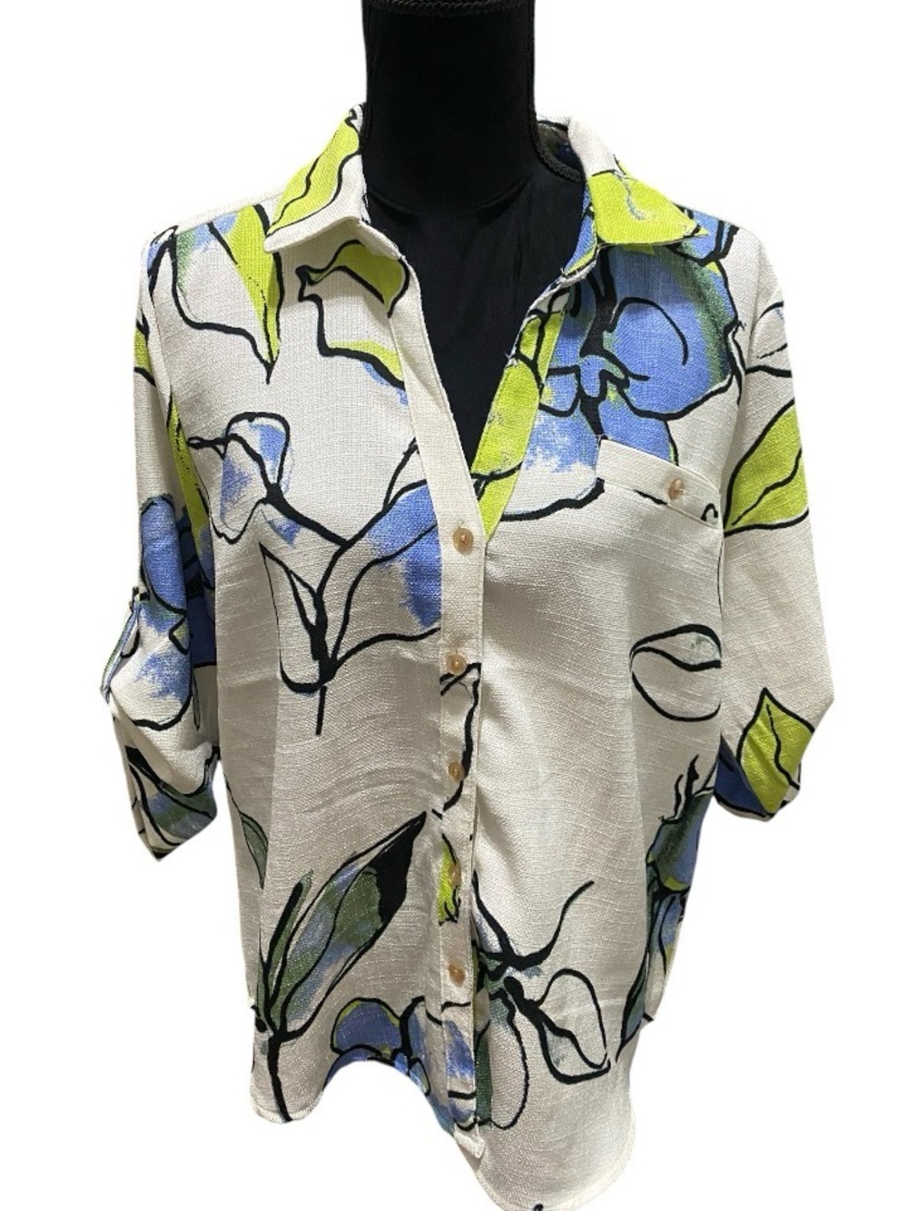 Alex & Parker Floral Blouse - Picture 2 of 5